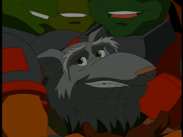Splinter occasionally gets some funny expressions, and I love this particular one.  